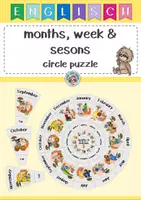 Vorschau - Fördermaterial/Inklusion - Circle Puzzle months, week & seasons - Legekreis - Deckblatt
