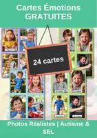 Aperçu - Fiches - Cartes Émotions Gratuites – Photos Réelles - Page de couverture