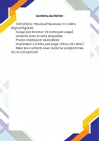Aperçu - Fiches - Cartes Émotions Gratuites – Photos Réelles - Page 3