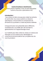 Aperçu - Fiches - Cartes Émotions et Sentiments – Photos Réelles - Page 1
