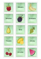 Vorschau - Spiele - Thema Ernährung - Merk-Spiel - Seite 2