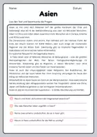 Vorschau - Arbeitsblätter - Kontinente kennenlernen – Lesetexte, Arbeitsblätter & Karte - Seite 2