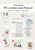 Vorschau - Stundenentwürfe - Unterrichtsreihe : Wir erstellen einen Podcast! - Deckblatt