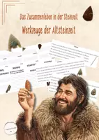 Vorschau - Arbeitsblätter - Werkzeuge der Altsteinzeit (Geschichte, Klasse 5/6) - Deckblatt