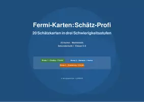 Vorschau - Arbeitsblätter - Fermi-Aufgaben | Einstieg in Modellierung - Seite 1
