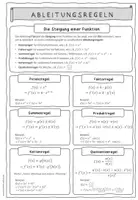 Vorschau - Merkblätter - Merkblatt: Übersicht Ableitungsregeln - Seite 2