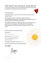 Vorschau - Mal- und Bastelvorlagen - Gänseblümchen Bastelanleitung - Seite 1