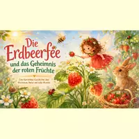 Vorschau - Bildkarten - Kamishibai Erdbeere – Wachstumszyklus Erdbeere | Erdbeerfee Geschichte | Sachunterricht Kindergarten & Vorschule - Deckblatt