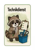 Vorschau - Poster - Klassendienste Grundschule – Ämterkarten mit Waschbär - Seite 3