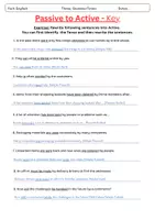 Vorschau - Arbeitsblätter - Passive Sentences to Active _ E-Commerce _ eigen + Lsg - Seite 1