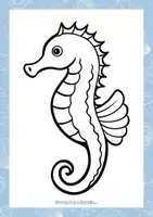 Vista previa - Manualidades / Dibujos para colorear - Colorea el mar - página 2