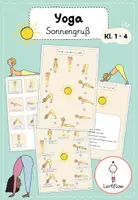 Vorschau - Spiele - Yoga für Kinder Sonnengruß Poster | Grundschule - Deckblatt
