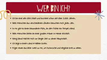 Vorschau - Unterrichtsreihen - Jerusalem - eine heilige und besondere Stadt - Seite 3