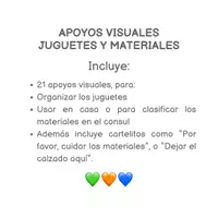 Vista previa - Hojas de trabajo - Apoyos visuales - Juguetes y Materiales - página 2