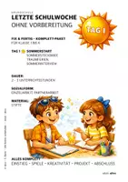 Vorschau - Stundenentwürfe - LETZTE SCHULWOCHE OHNE VORBEREITUNG – 5 TAGE fix & fertig | Spiele, Projekte & kreative Ideen (Kl. 1–6) - qlixu - Seite 2