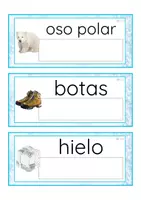 Vista previa - Tarjetas / Manipulativos - Lecto-escritura minúscula imprenta (invierno) - página 2