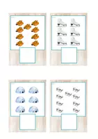 Vista previa - Tarjetas / Manipulativos - Grafía de cantidades 6-10 (invierno) - página 2