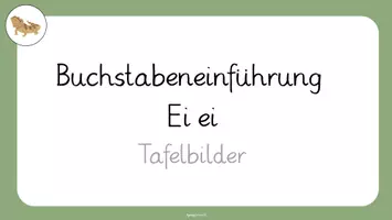 Vorschau - Arbeitsblätter - Buchstabeneinführung Ei (Tafelbilder und Arbeitsblätter) - Seite 2