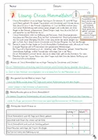 Vorschau - Arbeitsblätter - Himmelfahrt: Infotext und Suchsel inkl. Lösung - Seite 2