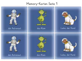 Vorschau - Spiele - Spiel: Memory Weltall 15 Paare - Seite 1