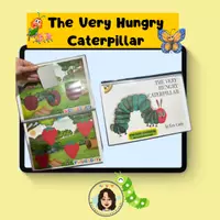 Aperçu - Matériel interactif - The Very Hungry Caterpillar: storytelling materials - Page de couverture