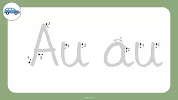 Vorschau - Arbeitsblätter - Buchstabeneinführung Au (Tafelbilder und Arbeitsblätter) - Seite 3