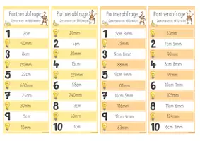 Vorschau - Spiele - Längen Parterabfrage (Millimeter, Zentimeter, Meter, Kilometer) - Seite 3
