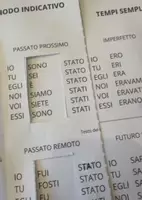 anteprima - Materiale di supporto/inclusione - Verbi essere e avere. Modo indicativo tempi semplici e composti. - Pagina di copertina