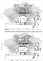 Vorschau - Arbeitsblätter - Satzglieder Subjekt und Prädikat - Satzglieder Klasse 3 & Klasse 4 | Arbeitsblätter/Übungsheft im Miniformat für die Grundschule | Bauernhof - Seite 2