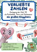 Vorschau - Poster - verliebte Zahlen | großes Klappherz | Freebie - Deckblatt