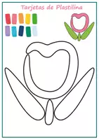 Vista previa - Hojas de trabajo - Tarjetas de Plastilina: Animales y Naturaleza (Motricidad Fina) - página 3