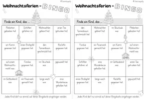 Vorschau - Arbeitsblätter - Ferienbingo: Weihnachtsferien (Kl. 2-4) - Seite 3
