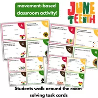 Vorschau - Spiele - Juneteenth Activities - Scavenger Hunt - Black History - Seite 1