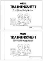 Vorschau - Arbeitsblätter - Schriftliche Multiplikation - Übungsheft/Miniheft - Seite 2