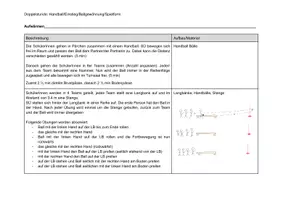 Vorschau - Stundenentwürfe - Handball_Ballgewöhnung_Spielform_Bodenpässe - Deckblatt