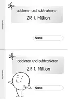 Vorschau - Arbeitsblätter - Addieren & Subtrahieren im Zahlenraum 1 Million | Klasse 4 Mathematik Miniheft - Seite 2