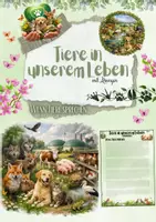 Vorschau - Unterrichtsreihen - Tiere in unserem Leben: Wenn Tiere sprechen – Kommunikation verstehen und deuten (5. - 7. Klasse Biologie | Nawi) - Deckblatt