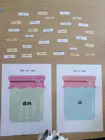 Προεπισκόπηση - Φύλλα εργασίας - Play and Learn with the "a-an jars"! - Εξώφυλλο
