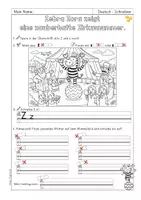 Vorschau - Arbeitsblätter - Buchstabe Z z: Material zum Wimmelbild - Seite 3