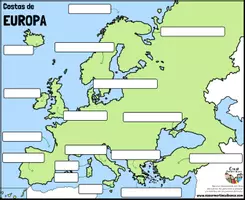 Vista previa - Manualidades / Dibujos para colorear - EUROPA Costas (mapas) - página 3