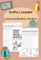 Vorschau - Arbeitsblätter - Lesepaket Klasse 2 - Deckblatt