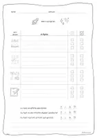 Vorschau - Arbeitsblätter - Arbeitsplan für die Lernzeit - Wochenplan - Growth Mindset - Seite 1