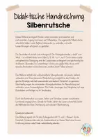 Vorschau - Arbeitsblätter - Silbenrutsche Übungen für die 1. & 2. Klasse - Seite 1