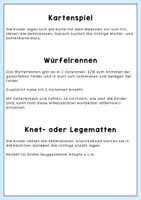 Vorschau - Stationenlernen - Zahlenraum 6 Spiele-Set, Würfeln & Abdecken, Würfelrennen, Legekarten, Knetmatten, Mathe Freiarbeitsmaterial - Seite 3
