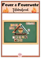 Vorschau - Spiele - Tafelmaterial: Das Verbrennungsdreieck - Deckblatt