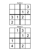 Vorschau - Spiele - Sudoku für Kinder leicht (4x4 & 6x6) – 100 Rätsel mit Lösungen - Seite 2