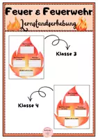 Vorschau - Lehrpläne/Lehrermaterial - Lernstandserhebung (LSE): Thema Feuer - Deckblatt