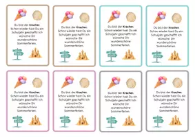Vorschau - Anderer Materialtyp - Sommerferiengruß - Du bist der Kracher - Deckblatt