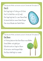 Vorschau - Fördermaterial/Inklusion - Abschreibkarten "Falsches Wort" - Frühling - Seite 3