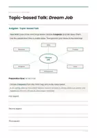 Vorschau - Arbeitsblätter - Topic-based talk: Prüfungsvorbereitung QA - Seite 1